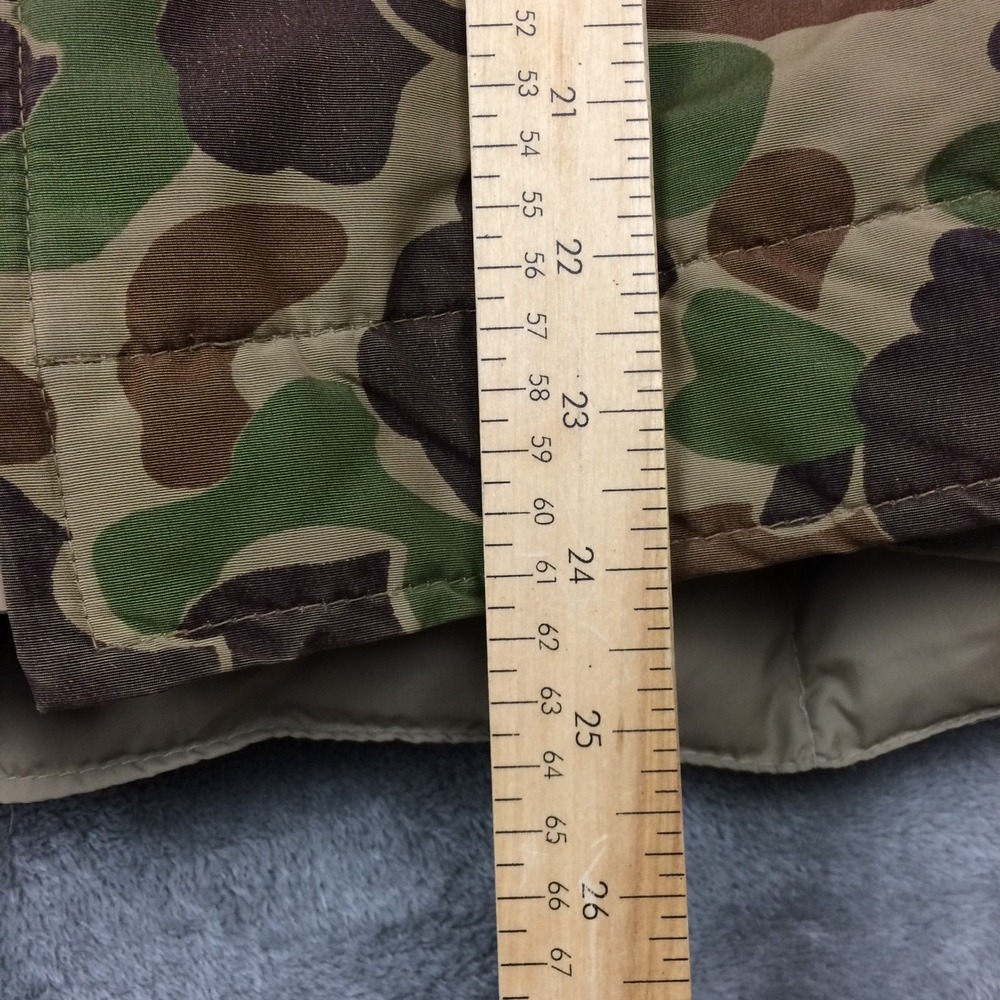 Vtg Woods Goose Camo Jacket Shell w Zip In Down Vest Mens Large Canada Hunting - Picture 9 of 16